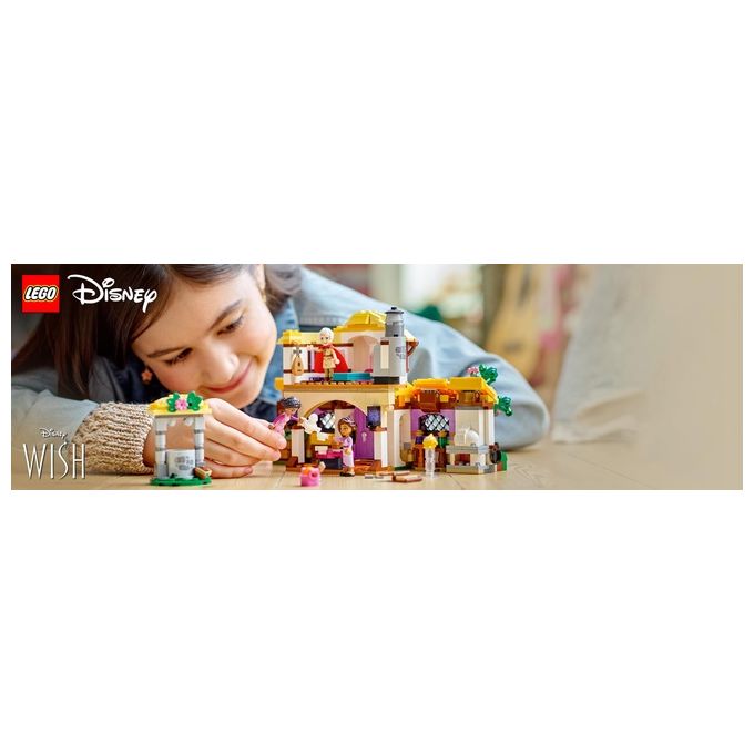 LEGO Disney Wish 43231 Il Cottage di Asha, Casa delle Bambole Giocattolo dal Film Wish, Idea Regalo per Bambine e Bambini