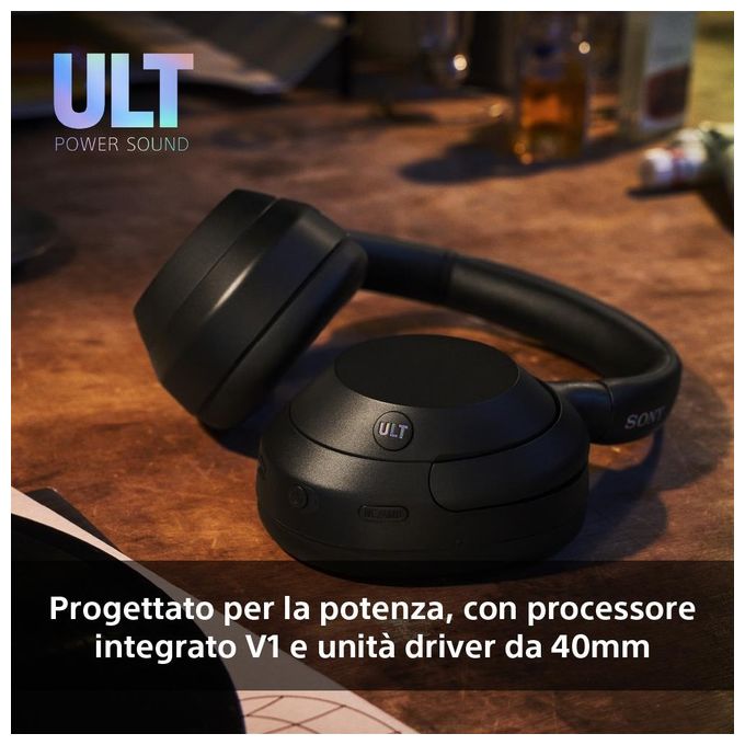 Sony ULT WEAR Cuffie Bluetooth Wireless con ULT POWER SOUND Bassi Profondi IOS e Android Bianco