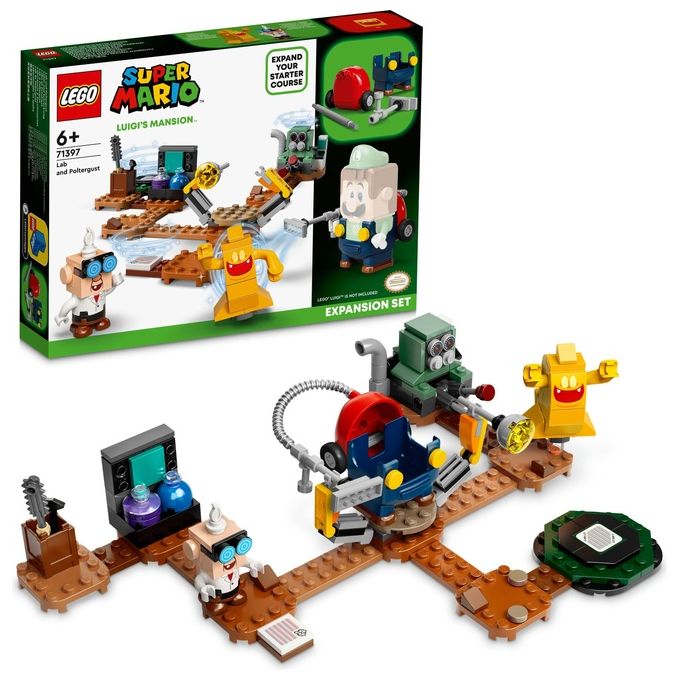 LEGO Super Mario Laboratorio e Poltergust ei Luigi's Mansion