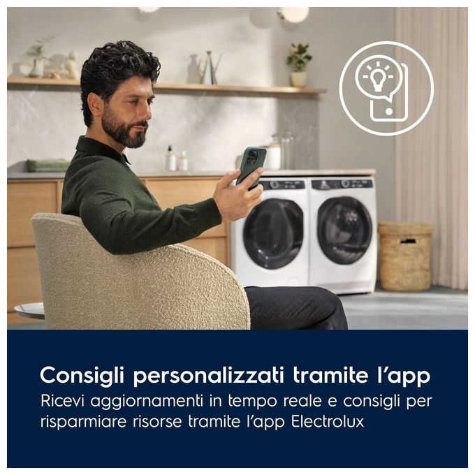 Electrolux Lavatrice Caricamento Frontale 9Kg 1400 Giri Inverter Autodose SensiCare Time Manager