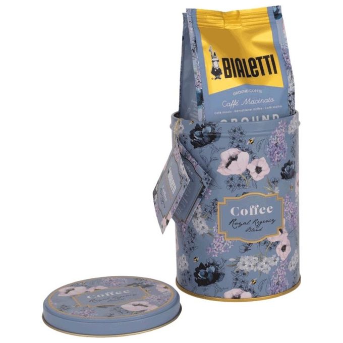 Bialetti Caffe Bridgerton con Barattolo Bridgerton Caffe' Macinato 250gr