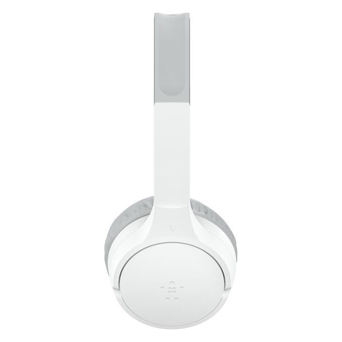 Belkin SoundForm Mini Cuffie Wireless per Bambini con Microfono Bianco