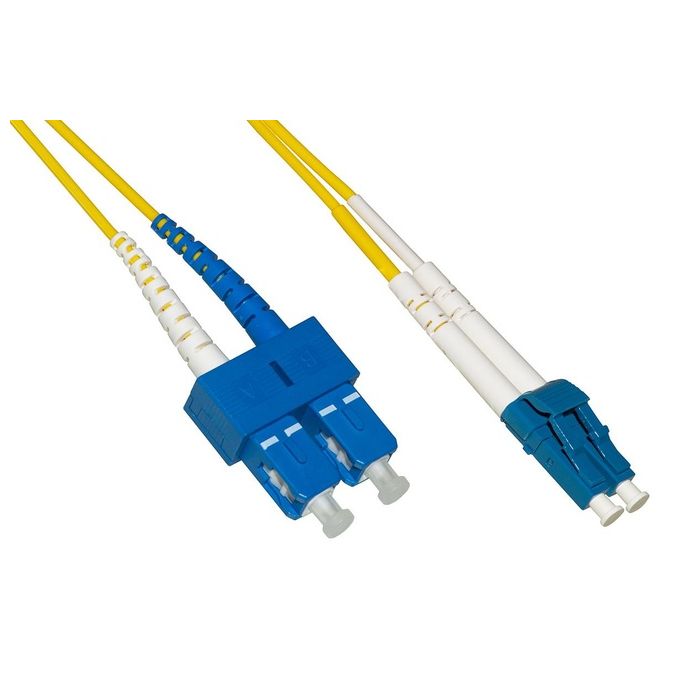LINK cavo fibra ottica lc a sc singlemode duplex 9-125 mt 1 bending insensitive lszh