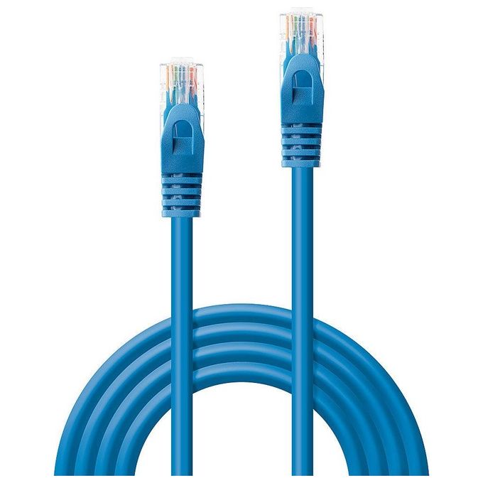 Lindy Cavo di Rete Cat.6 U-UTP Basic Blu 2mt