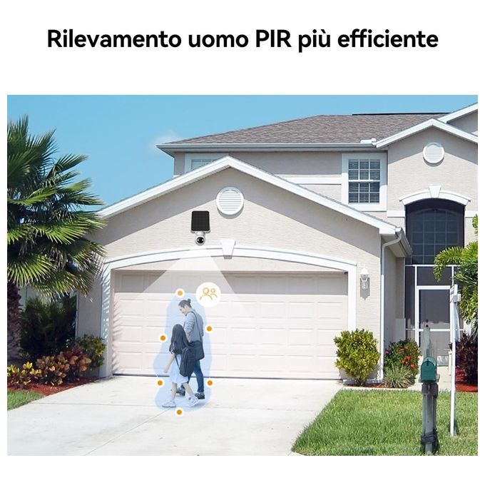 Imou Cell PT Cupola Telecamera di Sicurezza IP Esterno 2304x1296 Pixel Parete