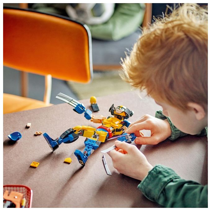 LEGO Marvel 76257 Personaggio di Wolverine, Action Figure Costruibile degli X-Men con 6 Elementi Artiglio, Collezione Supereroi