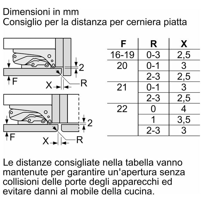 Bosch KIL82NSE0 Serie 2 Frigorifero monoporta da incasso con congelatore 280 Litri Cassetto Multi Box XXL 177.5 x 56 cm Classe E