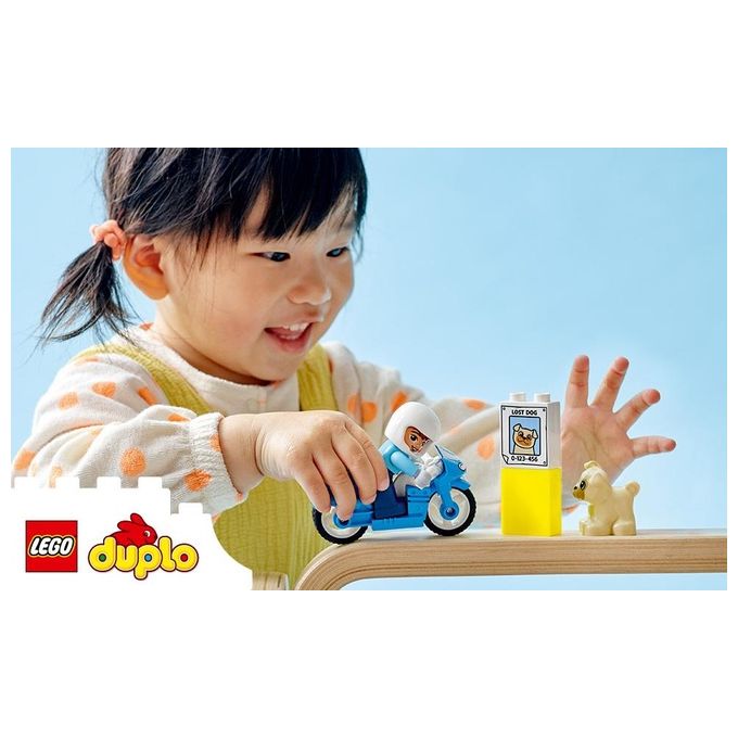 LEGO Duplo Town Moto della Polizia