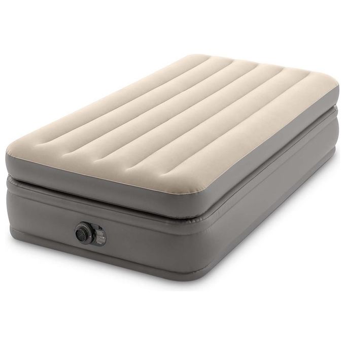Intex 64162ND Materasso Dura-Beam Prime Comfort Singolo con Pompa Elettrica Incorporata 99x191x51 cm Singolo Versione 2023