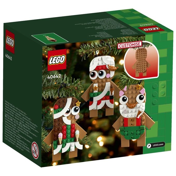 LEGO Creator 40642 Ornamenti di Pan di Zenzero, Giochi da Costruire per Bambini 6+, Regalo di Pasqua, Decorazione per Casa