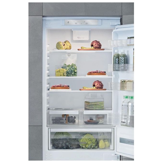 Whirlpool SP40 800 1 Frigorifero Combinato da Incasso Capacita'380 Litri Classe Energetica F  6° SENSO 193,5 cm Bianco
