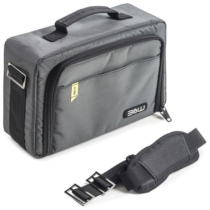 B and W International TEX.117 Borsa per Fotocamera con Divisorio Grigio