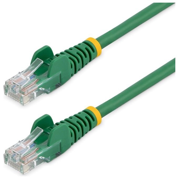 Startech 0.5m Verde Cat5e Cavo Snagless Ethernet Cavo - utp