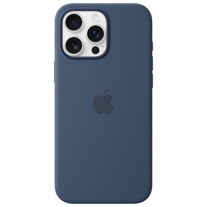 Apple Custodia MagSafe in Silicone per iPhone 16 Pro Max Denim ???????