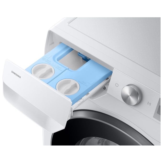 Samsung WW11DG6B85LHU3 Lavatrice Carica Frontale 11 Kg 1400 rpm Classe A Ecodosatore AI Control Vapore (85x60x60 cm) colore Bianco