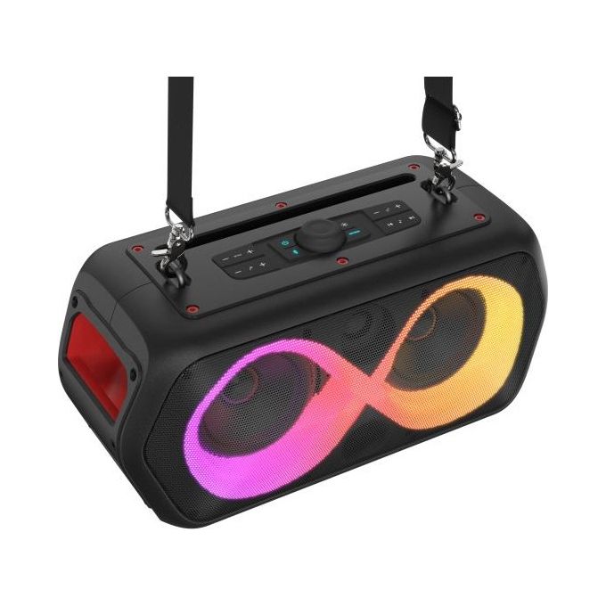 Majestic FIRE 39 Speaker Wireless audio 5.3 con Luci LED multicolor e Batteria Ricaricabile