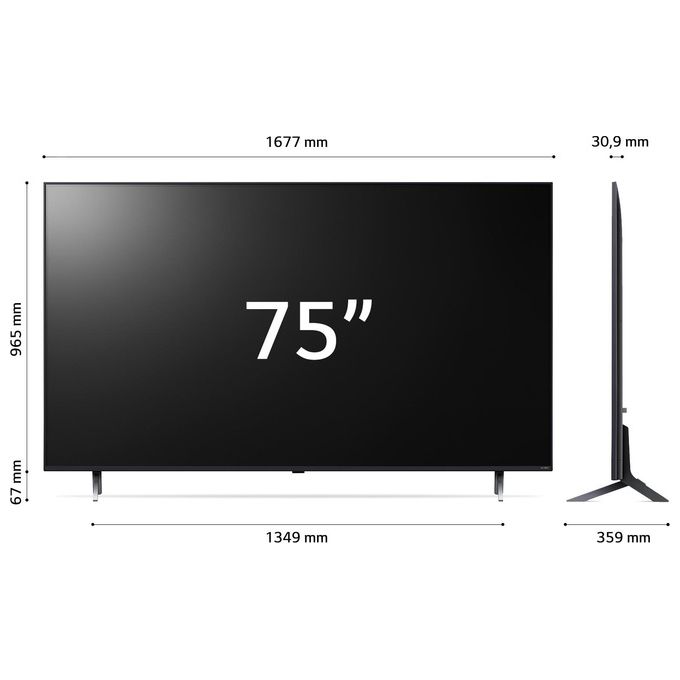 LG Serie QNED80 86QNED80T6A TV QNed 86'' 4K 3 Hdmi Smart Tv