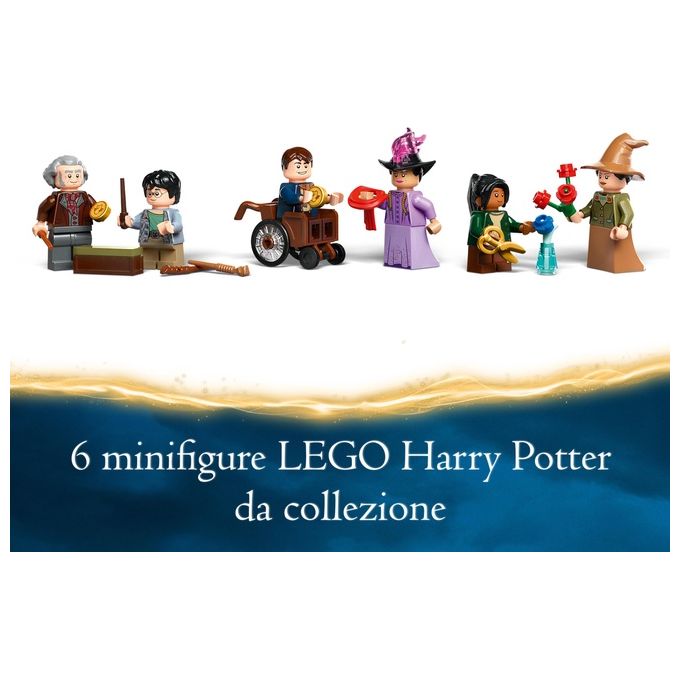 LEGO Harry Potter Olivander e Madama McClan: Abiti per Tutte le Occasioni 2 Modelli di Negozi Giocattolo da Costruire con 6 Minifigure Giochi Creativi per Bambini da 8 Anni da Collezione 76439