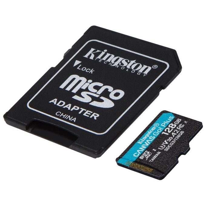 Kingston Technology Canvas Go! Plus Memoria Flash 128Gb MicroSD Classe 10 UHS-I