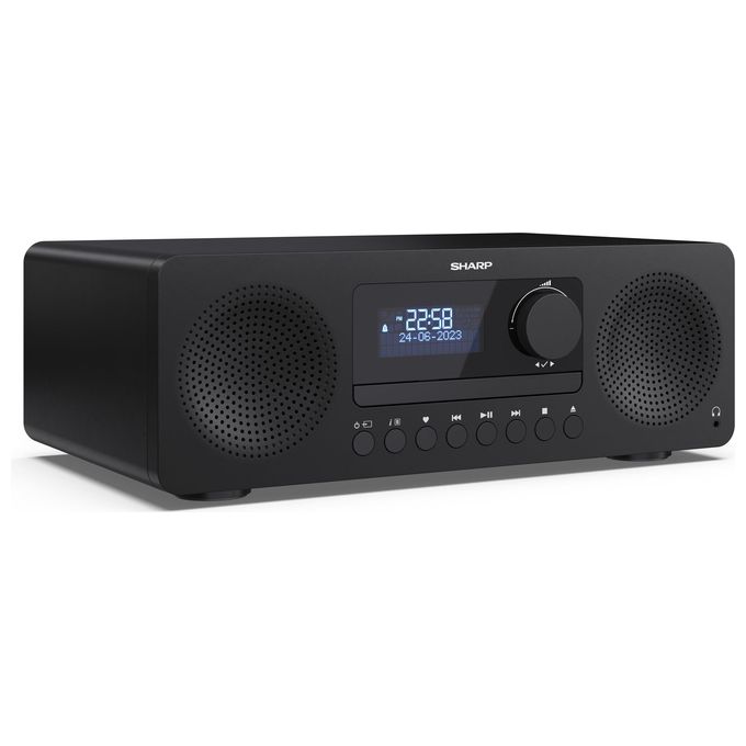 Sharp ALL-IN-ONE HI-FI Sound System Microsistema Audio per la Casa 100W Marrone