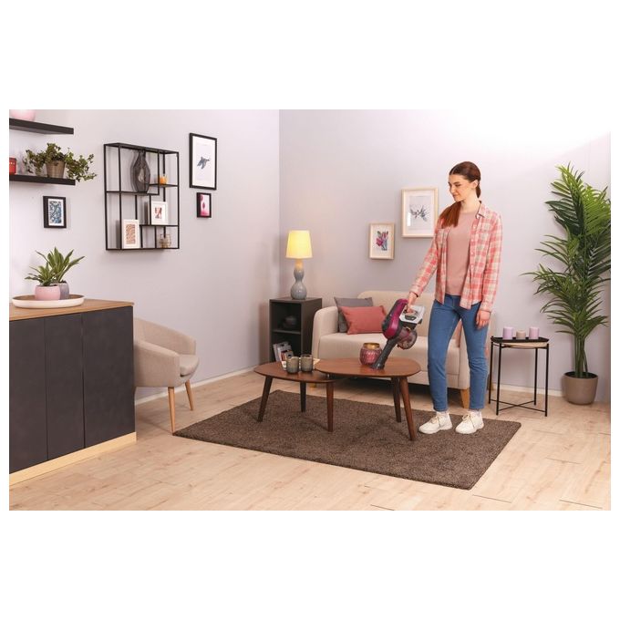 Hoover HF1 HF110P 011 Scopa Elettrica Senza Sacchetto 0.9 Litri 170W Magenta