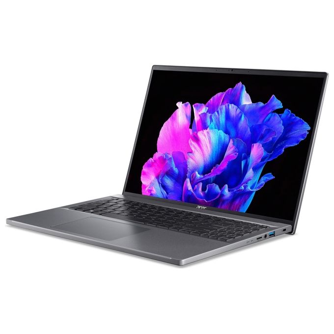 ACER Swift Go 16 SFG16-71-72JL – Notebook 16″ 3.2K OLED Intel Core i7-1355U 16 GB RAM 512 GB SSD Intel Iris Xe Graphics Windows 11 Home Grigio
