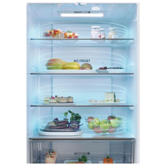 Haier FD 70 Serie 5 HFR5719EWMG Frigorifero Side-by-Side Libera Installazione 444 Litri Classe Energetica E Argento