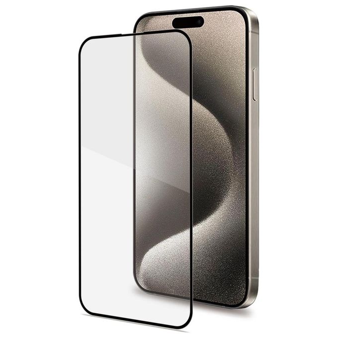 Celly Full Glass per iPhone 16 Plus Nero