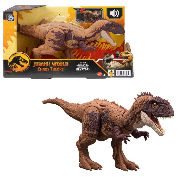 Mattel Jurassic World Ruggito Selvaggio Dinosauro Assortito 1 Pezzo