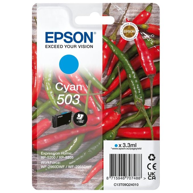 Epson 503 Cartuccia D'Inchiostro Originale Resa Standard Blu