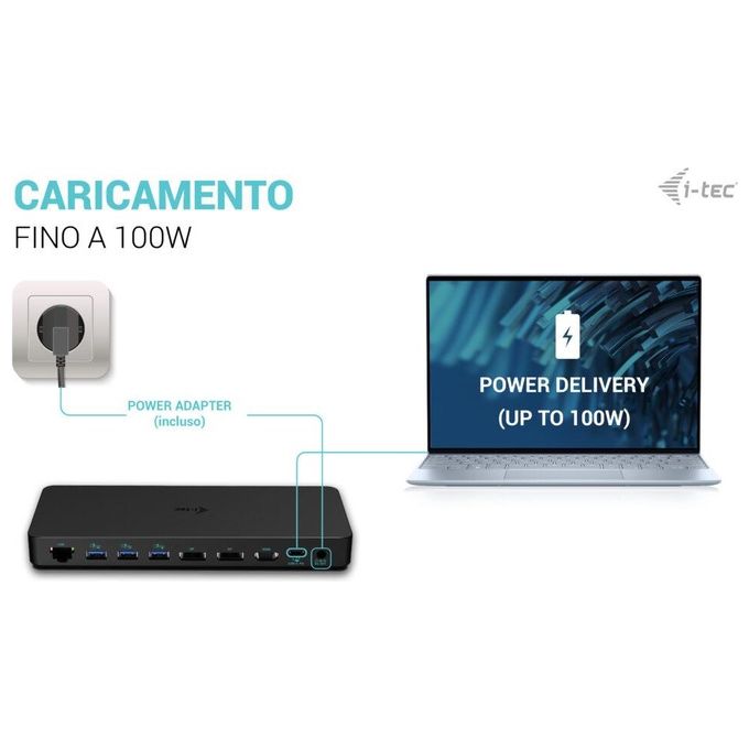 I-Tec Usb-c Triple Display Docking Station Gen 2 Pro  Power Delivery 100w