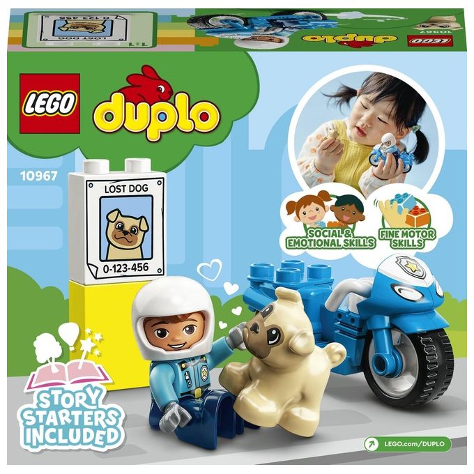 LEGO Duplo Town Moto della Polizia