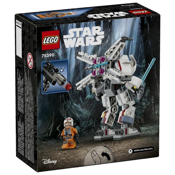 LEGO Star Wars Mech X-Wing di Luke Skywalker Veicolo Robot Giocattolo Simile all'Astronave Set di Giochi d'Avventura per Bambini e Bambine da 6 Anni in su Piccolo Regalo da Collezione 75390