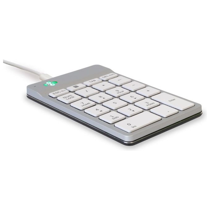 R-Go Tools RGOCONMWDWH Tastierino Numerico Computer Portatile USB Bianco