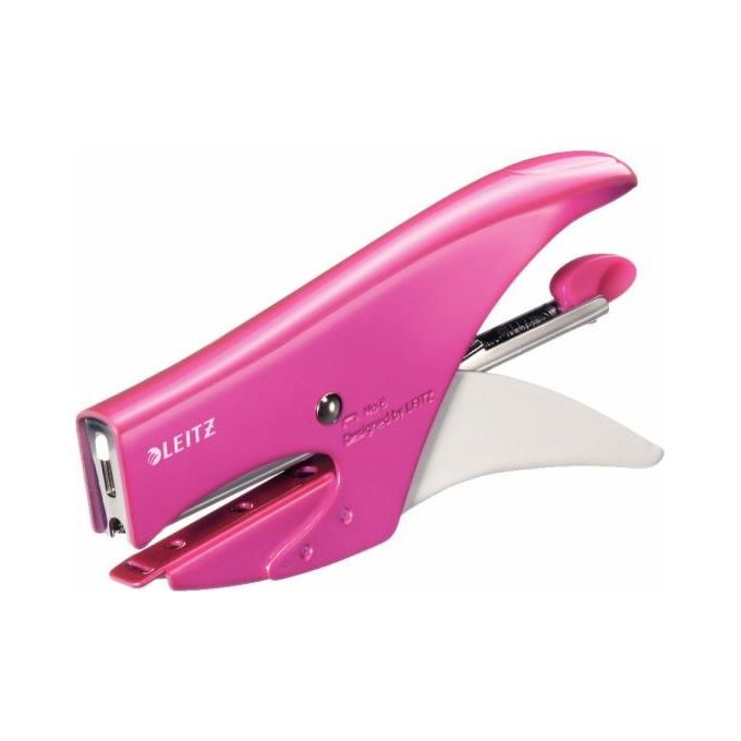 Leitz Cucitrice A Pinza Leitz 5547 15 Fg Punto Nr 8 Fucsia Metallizzato (conf.5)