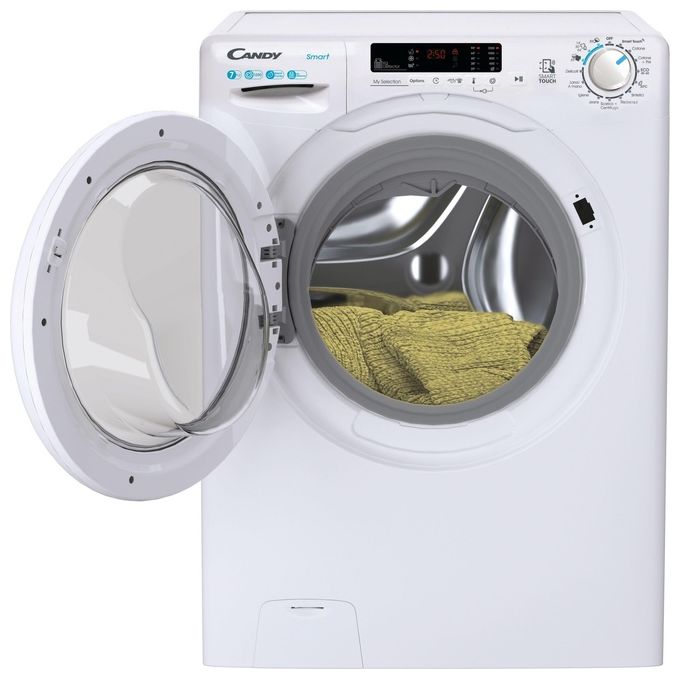 Candy CS1272DW3-1-11 Smart Lavatrice Carica Frontale 7 Kg 1200 rpm Classe C NFC 16 Programmi (85x60x49 cm) colore Bianco