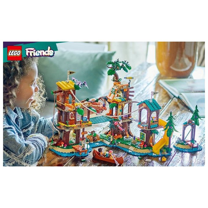 LEGO Friends La Casa sull'Albero al Campo Avventure Gioco Educativo per Bambine e Bambini da 8 Anni con Casa da Costruire 5 Mini Bamboline e 5 Animali Giocattolo Idea Regalo di Compleanno 42631