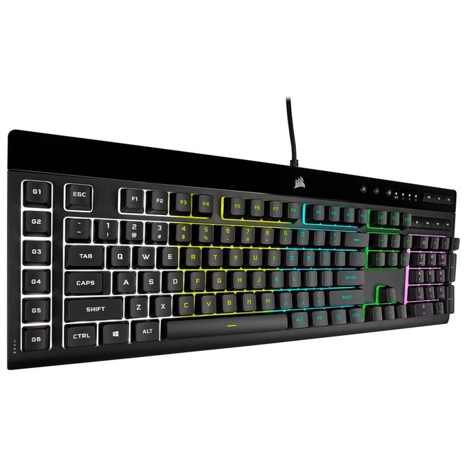 Corsair K55 Pro Tastiera Gaming a Membrana Cablata Led RGB Zone Layout IT