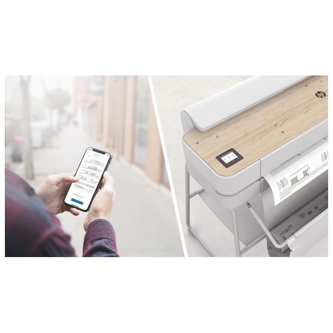 HP DesignJet Studio Stampante Grandi Formati Getto Termico d'Inchiostro a Colori 2400x1200 Dpi 610x1897mm Collegamento Ethernet Lan Wi-Fi