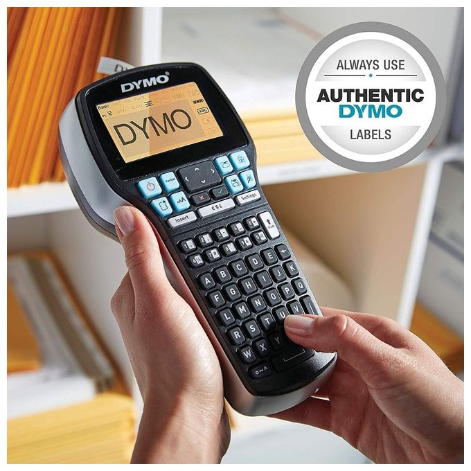 Dymo LabelManager 420P Kit Etichettatrice Portatile Ricaricabile con Tastiera ABC con Custodia e 4 Nastri per Etichette D1