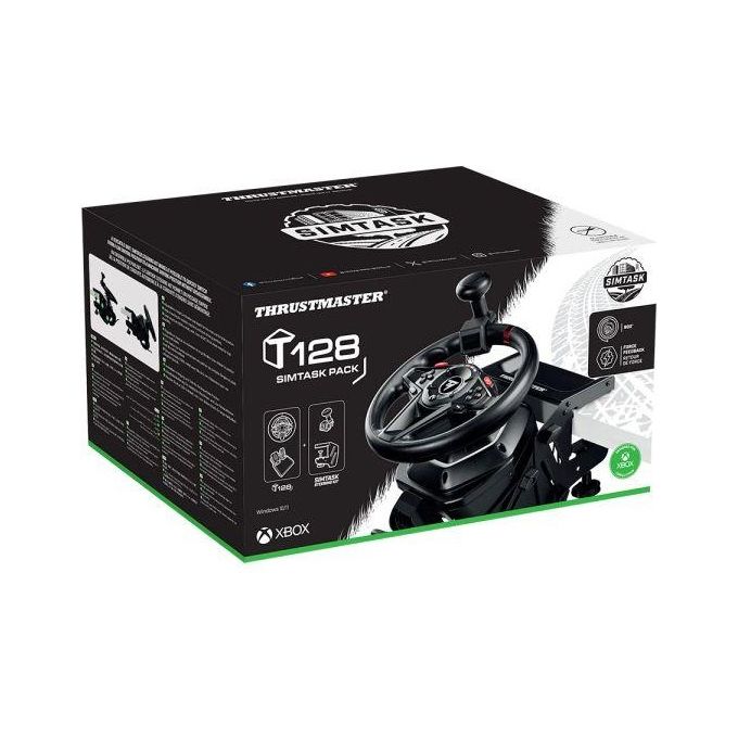 Thrustmaster T128 Nero USB Sterzo e Pedali Analogico PC Xbox