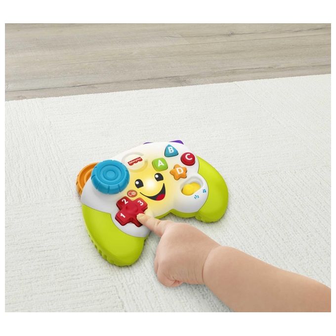 Fisher Price Laugh e Learn Controller Gioca e Impara Ridi e Impara Edizione Multilingue Joystick Giocattolo Musicale Giocattolo Per Bambini 6 Anni