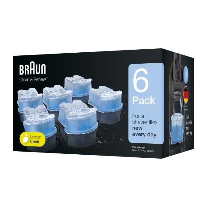 Braun CCR 6 Cartucce di Ricambio Confezione da 6 Pezzi