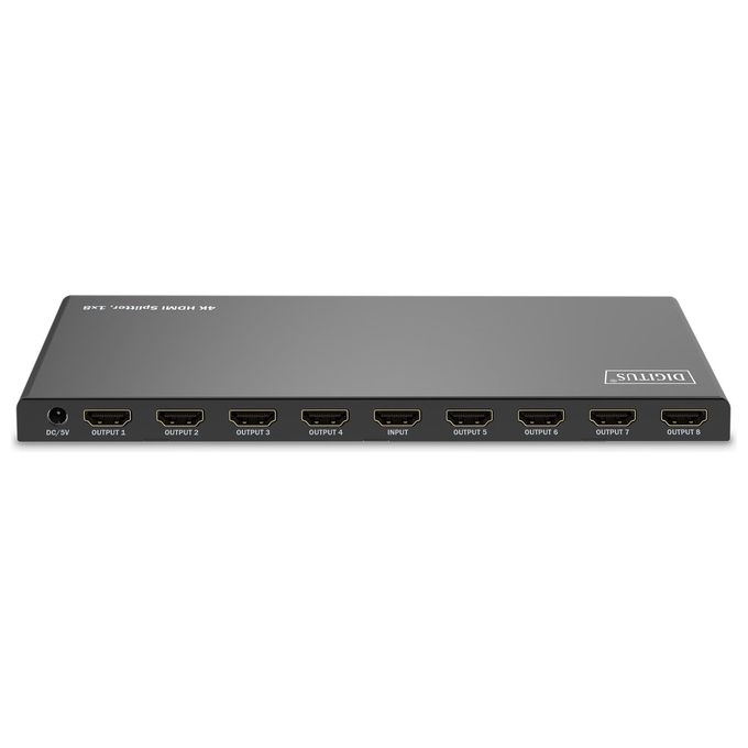 Digitus Splitter Hdmi 1x8 4k-60hz Hdcp 2.2 Edid Control
