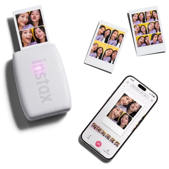 Fujifilm Instax Mini Link 3 Ex D Clay Bianco