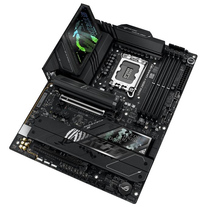 ASUS ROG Strix Z890-F Gaming WiFi Scheda Madre Intel ATX 16122 Fasi di Alimentazione Slot DDR5 PCIe 5.0 GPU di Nuova Generazione 5 Slot M.2 WiFi 7 AI Overclocking AI Networking II