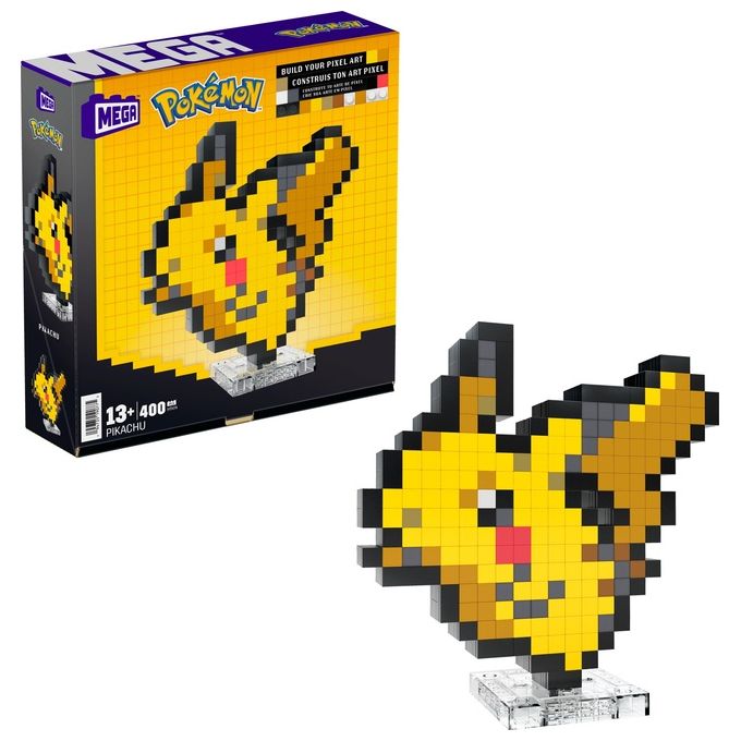 Mega Bloks Pixel Art Pikachu Pokemon