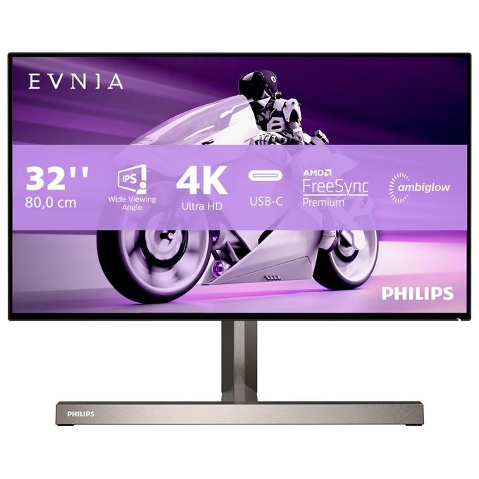 PHILIPS Monitor 31.5'' LED IPS 329M1RV - 00 Gaming 3840 x 2160 4K Ultra HD Tempo di Risposta 1 ms Frequenza di Aggiornamento 144 (Hz)