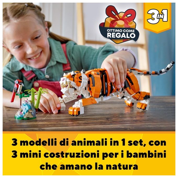 LEGO Creator 3 In 1 Tigre Maestosa