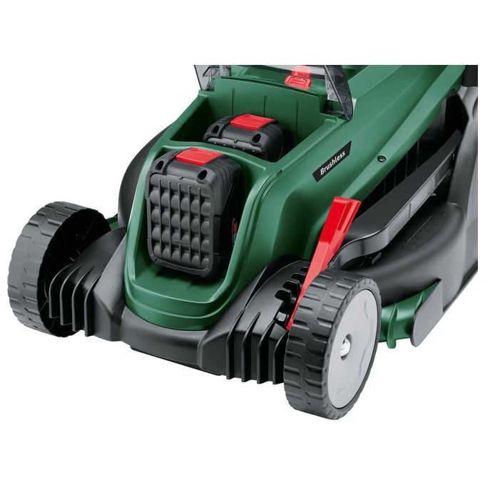 Bosch Tosaerba UniversalRotak 18V-37-550 Tagliaerba a Batteria Versatile e Potente per Giardini Residenziali e Aree Verdi di Medie Dimensioni